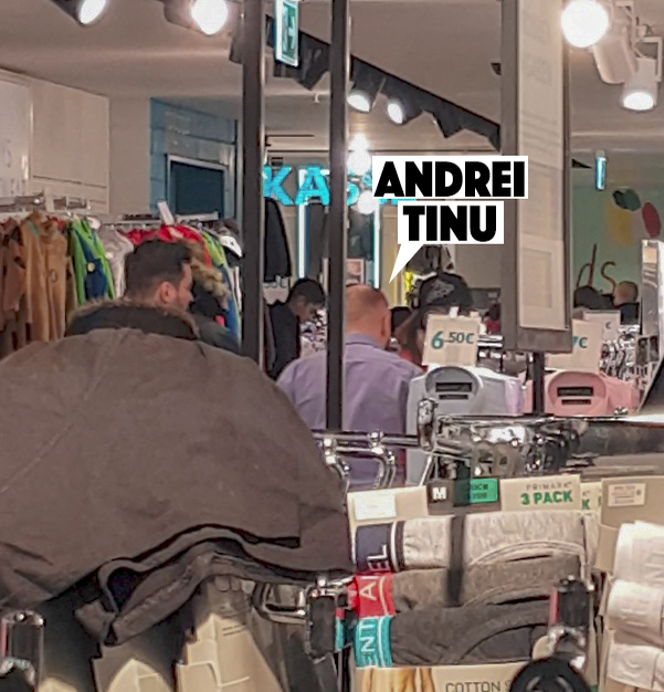 Andrei Tinu și noua iubită, la cumpărături în Berlin