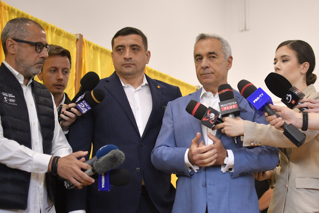 George Simion și Călin Georgescu, împreună la vot! Primele declarații: ”Să facem dreptate pentru România”