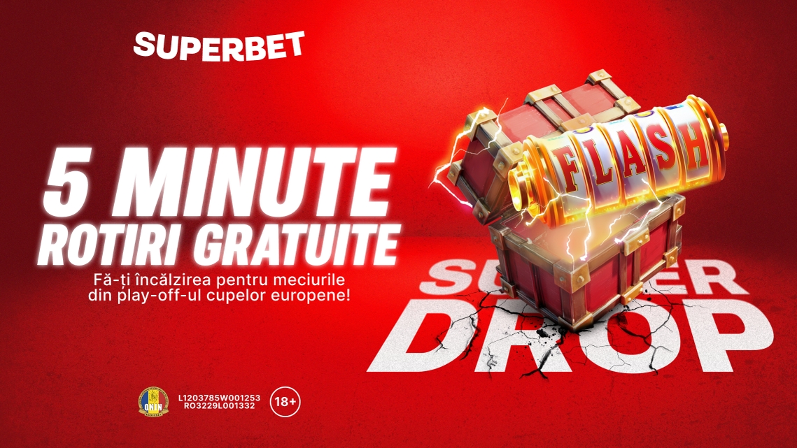 (P) Oferta verii: Rotiri Gratuite câte poți lua! Doar joi, doar pe Superbet