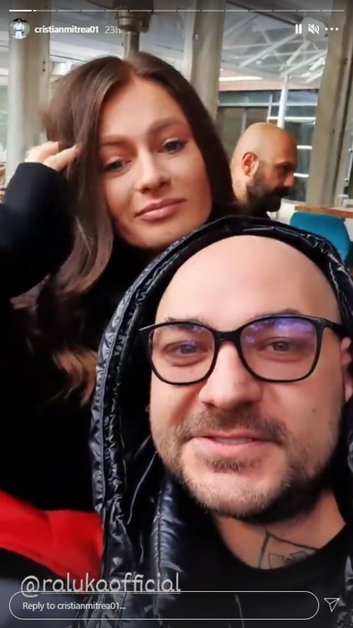 Iuliana Luciu și Cristian Mitrea și-au asumat relația! Cei doi s-au sărutat pasional și s-au pipăit într-un restaurant din București | FOTO