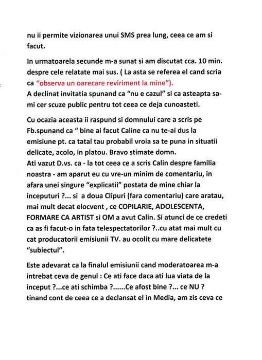 MESAJUL tatălui său l-a înfuriat şi mai mult pe Călin Geambaşu! Gestul pe care niciun bunic nu ar trebui să-l facă faţă de nepotul său