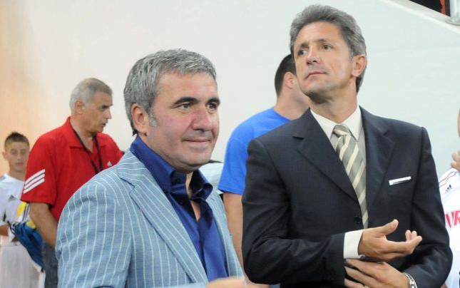 Gică Popescu și cumnatul, prietenul și fostul coleg din ”Generația de aur”, Gică Hagi
