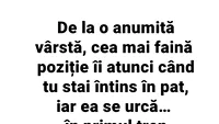 BANCUL ZILEI | Care este cea mai faină poziție în pat