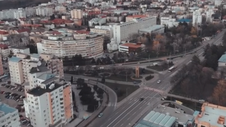 Imagini apocaliptice cu Suceava în a doua zi de carantină totală! Cum se vede orașul din dronă