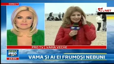 Ilknur Pintilie, corespondenta PRO TV Constanta, atacata si trantita la pamant de doi tineri in Vama Veche!