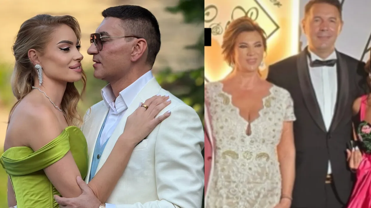 Cristi Borcea și Valentina Pelinel, prezenți la nunta Mihaelei cu Sorin Rap. Cum s-au distrat foștii soți cu actualii... soți!