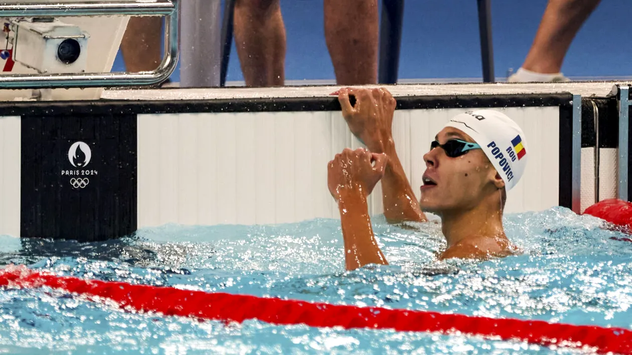 David Popovici, campion olimpic! A luat medalia de aur la 200 de metri liber, la Jocurile Olimpice de la Paris