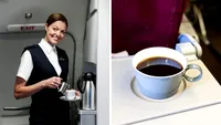 De ce nu trebuie să comanzi cafea în avion. O stewardesă a explicat motivul