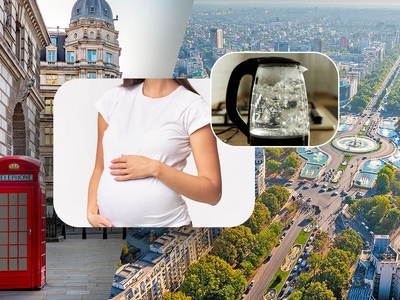 În Londra, ca-n București! Apă încălzită la ibric și duș la găleată pentru o femeie însărcinată
