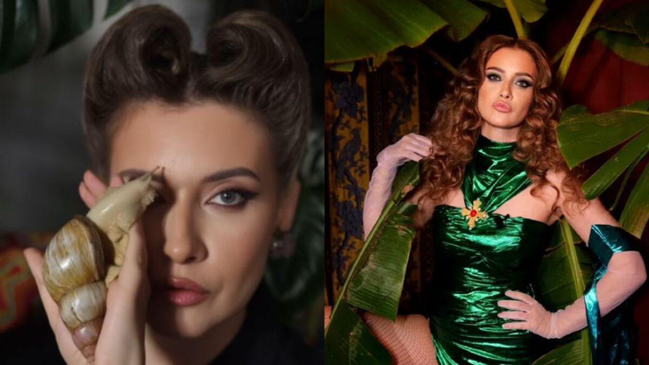 Cum arată casa de lux a Iuliei Albu? Şi-a făcut grădină exotică din banani şi măslini şi creşte melci africani. FOTO