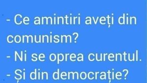 BANC | „Ce amintiri aveți din comunism?”