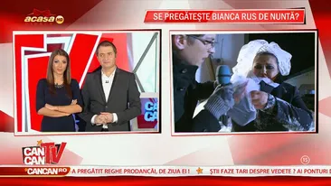 Bianca Rus şi-a spart nasul în direct! Uite-o cu voal de mireasă şi plină de sânge