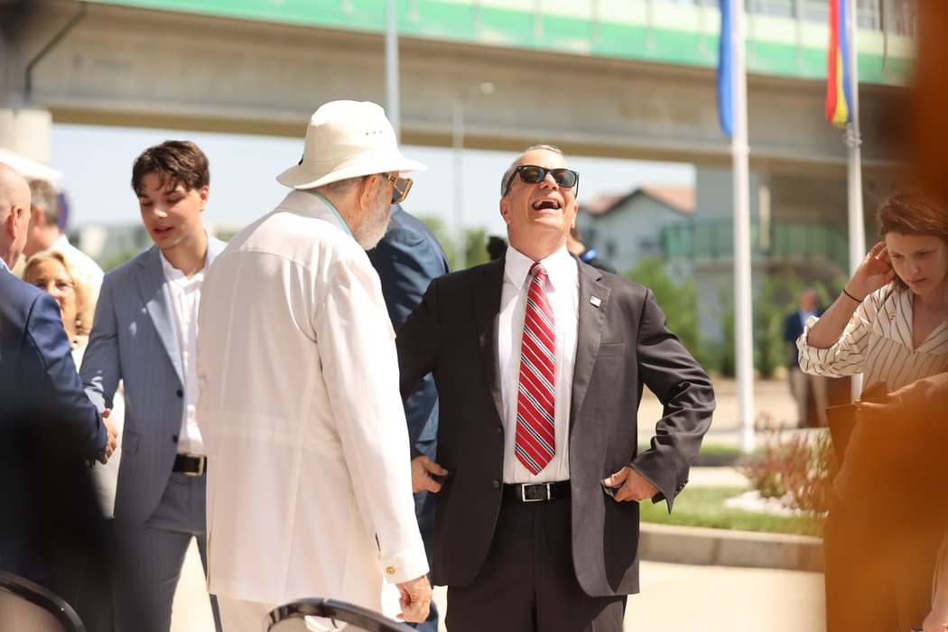 Ilie Năstase, alături de ambasadorul SUA în România
