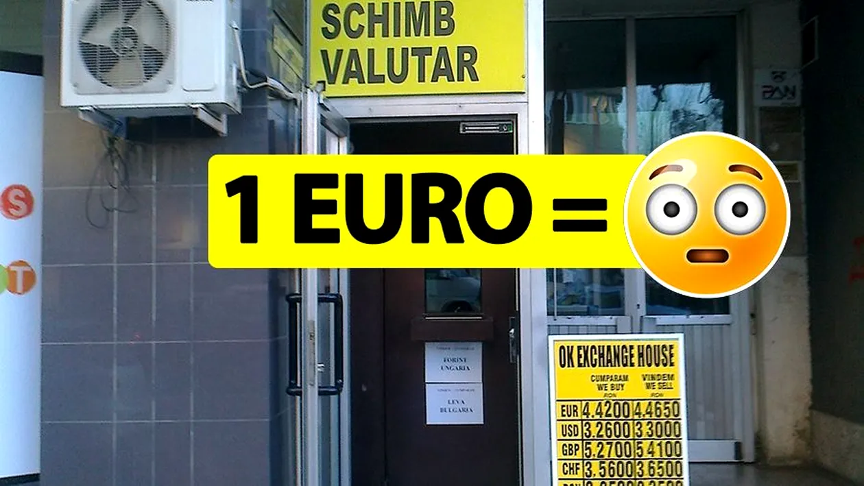 Curs valutar halucinant 9 aprilie 2019. Incredibil câți lei costă azi 1 euro