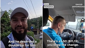 Ce a putut să pățească un turist străin venit în Sinaia. Cât i-a plătit taximetristului pentru o cursă de 25 de lei