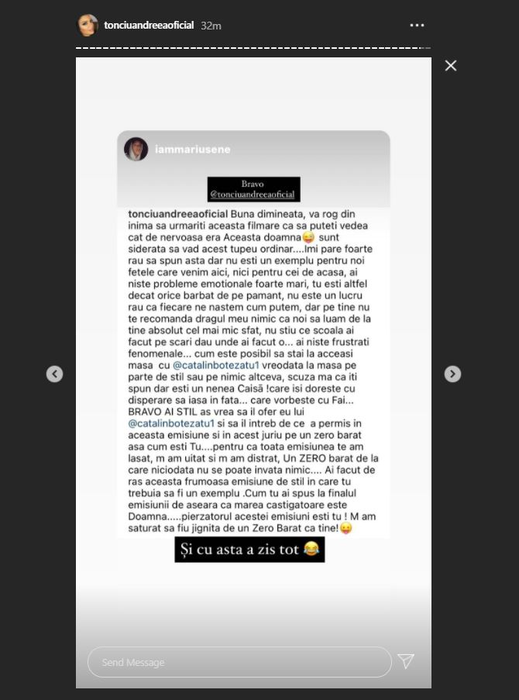 Daniel Niculescu l-a atacat pe Maurice Munteanu și s-a plâns la Bravo, ai stil! Gestul făcut de Andreea Tonciu după ce soțul ei l-a avertizat pe jurat să spună adevărul despre Alexandra Ungureanu