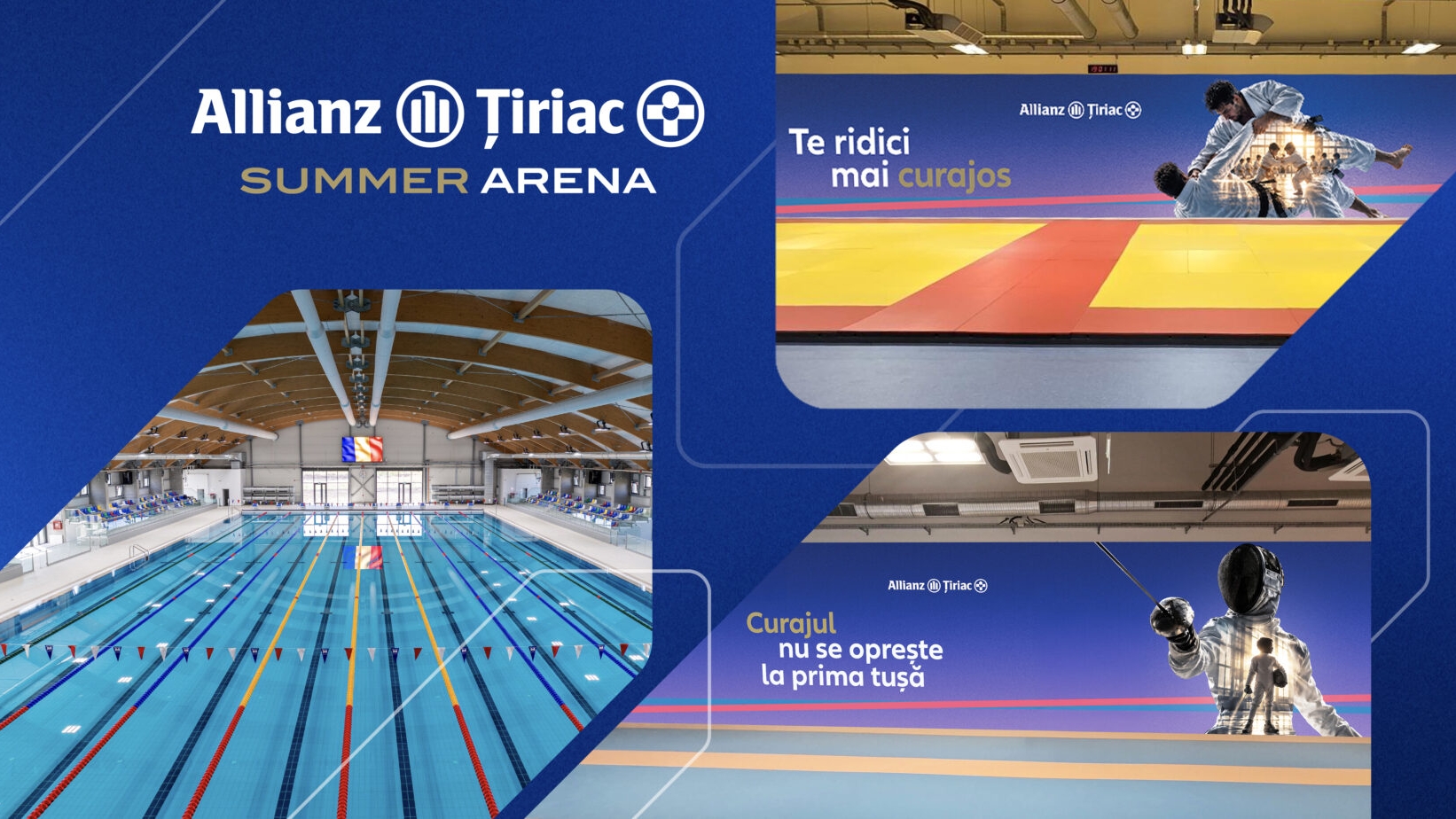 Fundația Țiriac lansează programe gratuite de inițiere în înot, scrimă și judo, la noua locație  Allianz-Țiriac Summer Arena din Otopeni