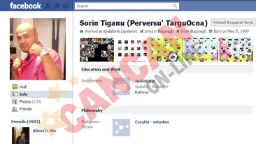 Perversu' de pe Targu Ocna  este vedeta pe Facebook