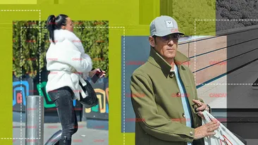 Ștefan Bănică Jr. e gata de vară, Lavinia Pîrva, încă în plină iarnă. Vremea de afară nu i-a prins pe aceeași frecvență