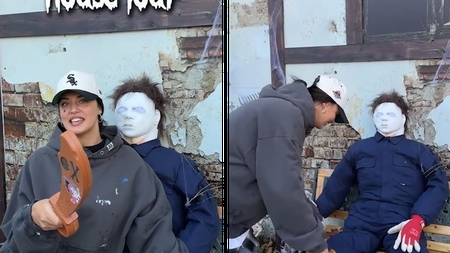 Cum și-a decorat Antonia casa de Halloween. Numai în filme vezi așa ceva!