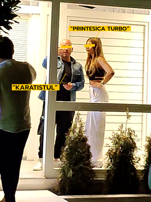 "Karatistul" și "Prințesica Turbo", înainte de "intervenția" lui "Termopane" (Foto: CANCAN.RO)