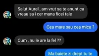 Bancul de 1 Martie | Sunt Aurel și vreau să-i cer mâna fiicei tale