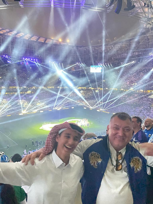 Nuredin Beinur, cu fiica la finala Cupei Mondiale din Qatar. Nu se uită la bani când vine vorba de Miruna!