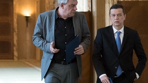 Imagini de paparazzi cu liderii PSD!  Sorin Grindeanu și Mihai Tudose merg împreună la CEX-ul PSD! VIDEO!
