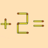 Test de inteligență | Mutați un singur chibrit pentru a corecta 2 +  2= 5