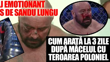 Mesaj emotionant transmis de Sandu Lungu. Cum arata la 3 zile dupa macelul cu Teroarea Poloniei. FOTO