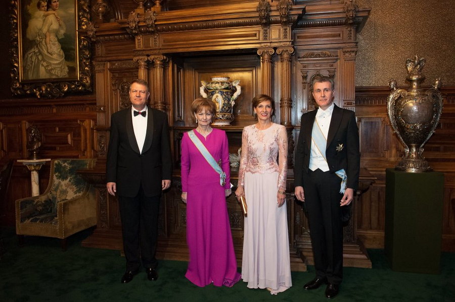 Klaus Iohannis, alături de soția sa și de Principesa Margareta și soțul Alteței Sale Regale, Principele Radu © Facebook