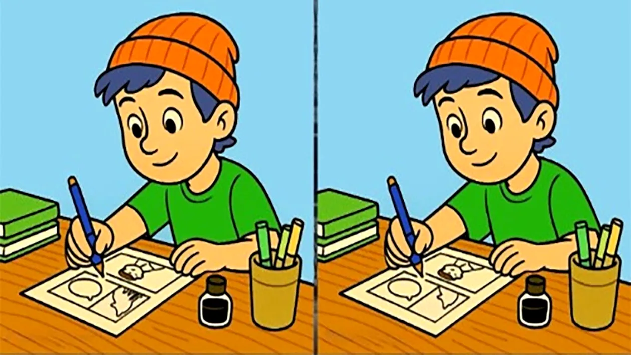 TEST IQ | 3 diferențe în maximum 17 secunde: Le puteți găsi?