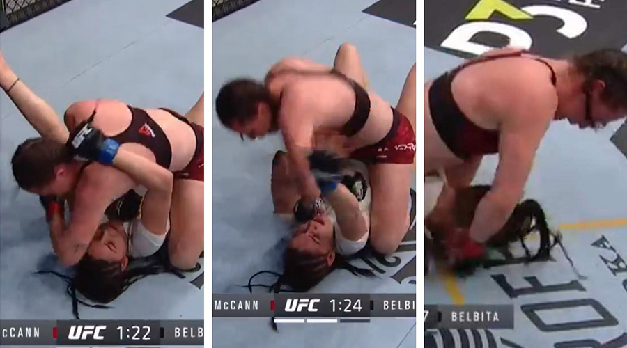Diana Belbiţă, bătută măr la debutul în UFC. Vedeta de la Exatlon s-a pozat după loviturile puternice încasate și a spus ce face după meci