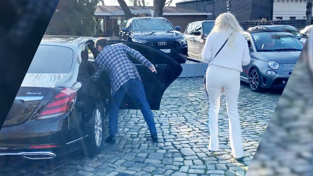 Aura Cercel a coborât dintr-o mașină cu șofer