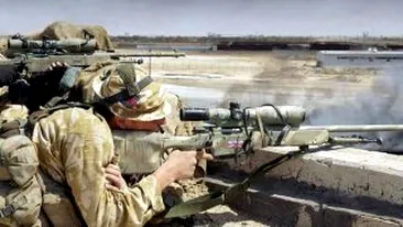Un lunetist britanic a impuscat mortal doi talibani de la peste 2,4 kilometri distanta!
