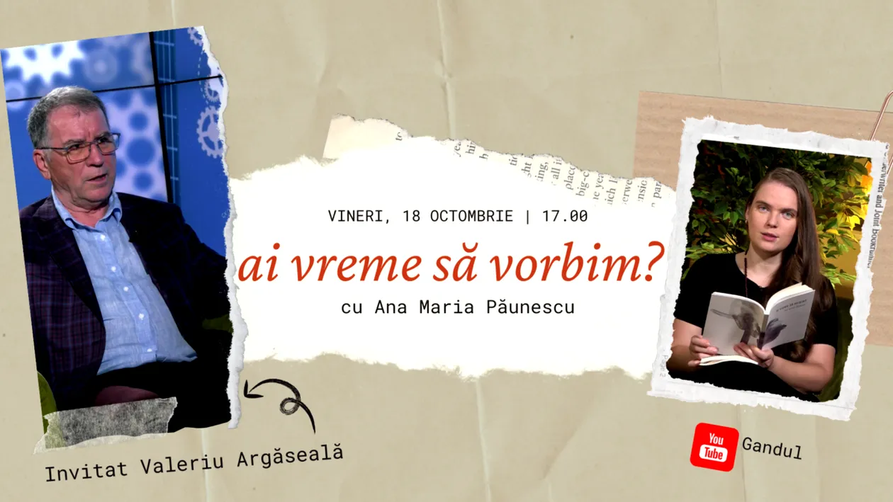 Valeriu Argăseală, de la fotbal, la poezie în cadrul podcastului „Ai vreme să vorbim?”, cu Ana Maria Păunescu