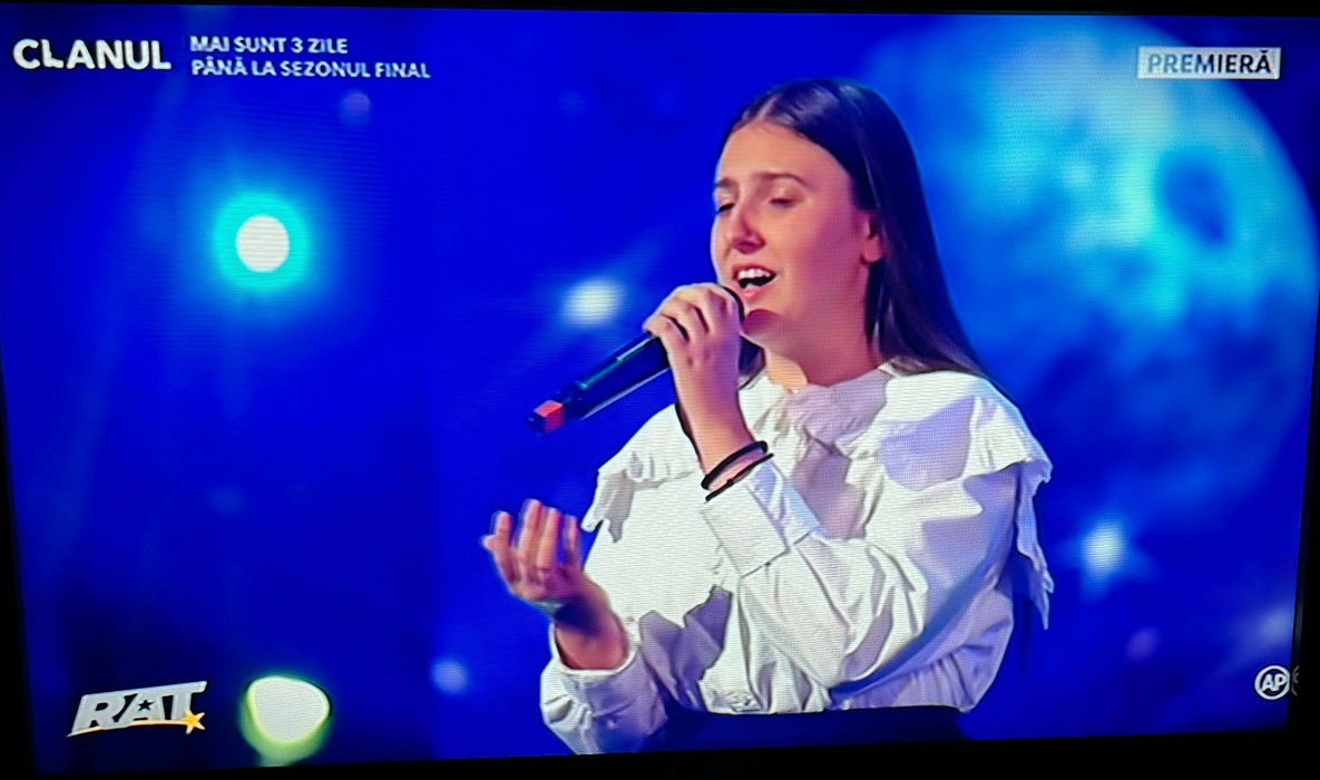 Andra Măruță a izbucnit în lacrimi la Românii au Talent / Foto: Captură Video