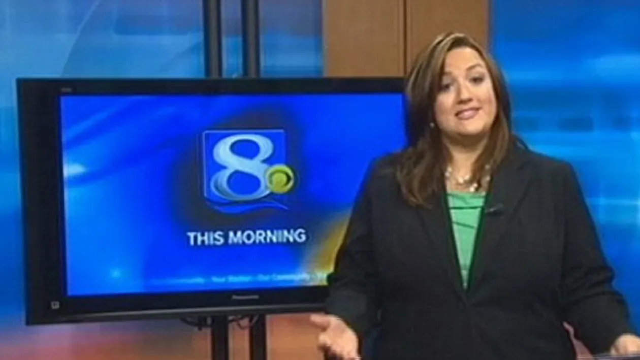 VIDEO Vezi ce raspuns incredibil a dat o prezentatore de stiri dupa ce a fost facuta grasa de un spectator!