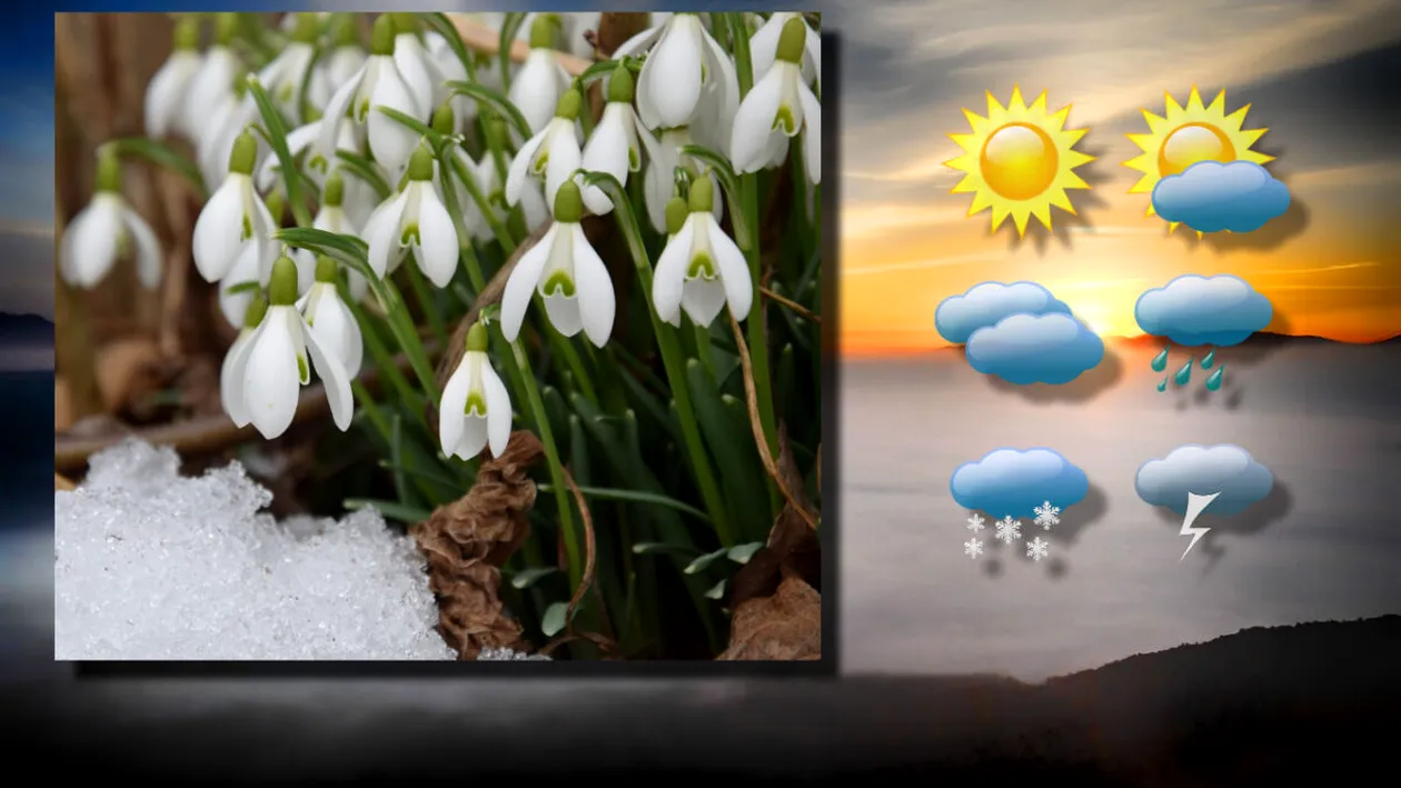 Vreme bizară în România! ANM a actualizat prognoza pentru 1 și 8 martie