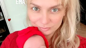 Cristina Cioran nu se mai ferește și a publicat prima imagine cu micuța Ema. Seamănă leit cu tatăl ei