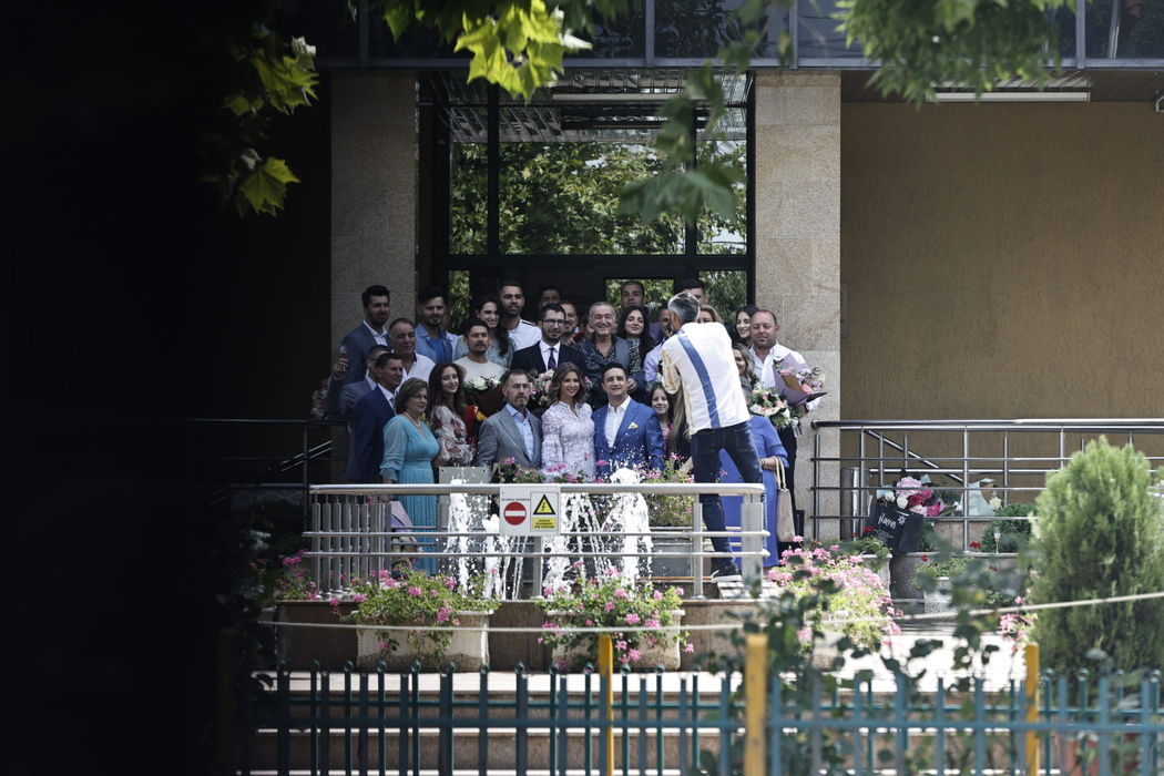 Iulia Florescu și Lucian Becali s-au cununat la Primăria Voluntari