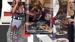 Super-paranghelie de pandemie, cu interlopi și "vedete". Nepoata lui Adi de la Vâlcea și "bombardiera" lui Florin Călinescu au fost două dintre invitatele "de marcă"a