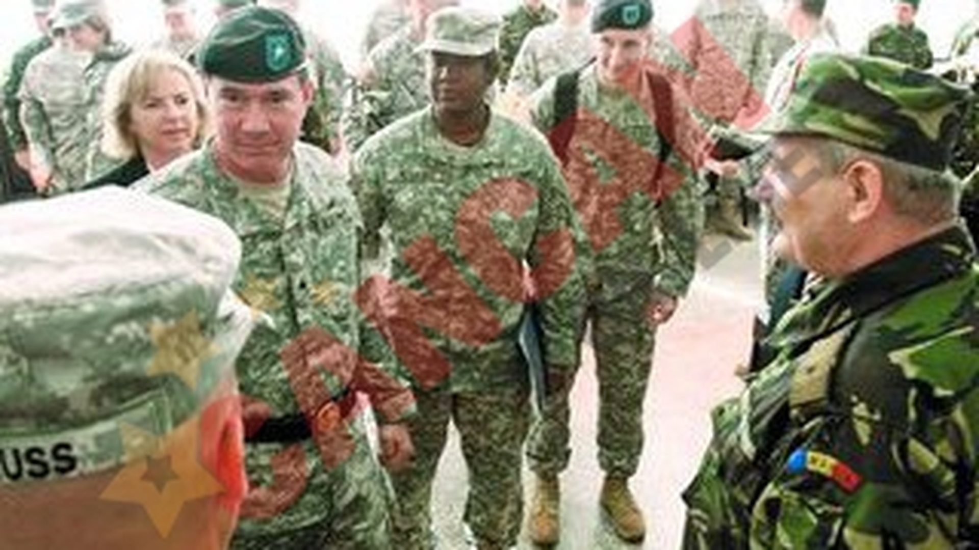 Soldatii NATO mananca magiun romanesc