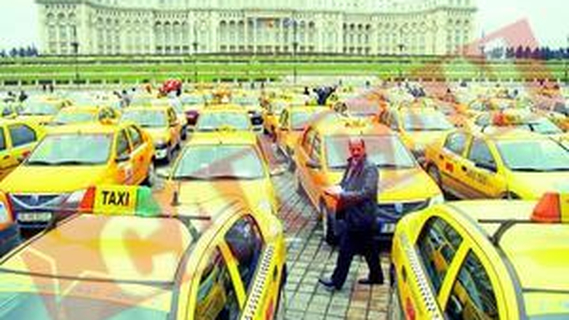 Protest impotriva "piratilor" din taximetrie