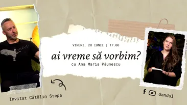 Cătălin Stepa, dezvăluiri neștiute despre viața lui la ”Ai vreme să vorbim?” - singurul podcast de muzică folk și poezie