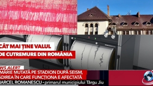 Primarul din Târgu Jiu a mutat sediul primăriei pe stadion, în urma cutremurului de ieri