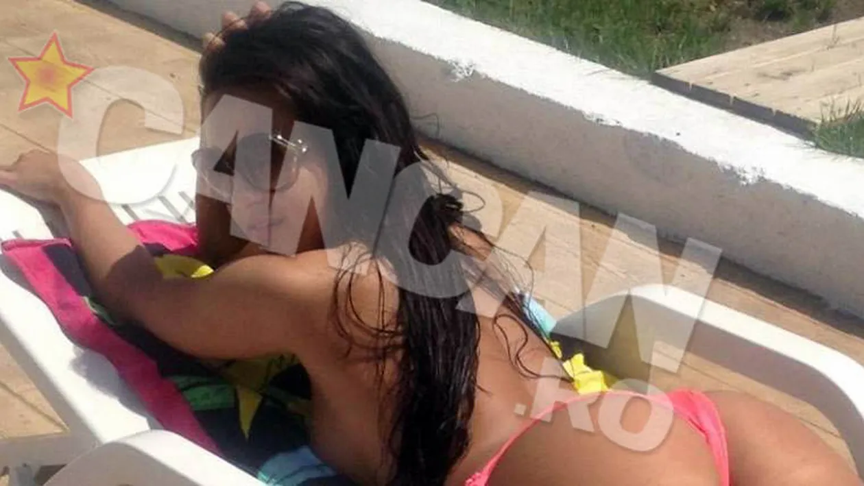 Arde, uite cum arde! Ce bruneta perversa si-a dezgolit sanii la piscina, in inima Bucurestiului?