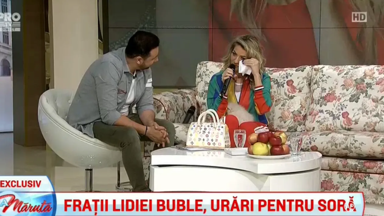 Lidia Buble, cu lacrimi în ochi! Ce a făcut Cătălin Măruţă în direct a impresionat-o puternic