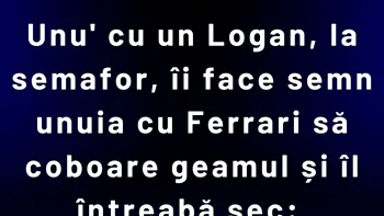 BANCUL ZILEI | Ferrari versus Logan