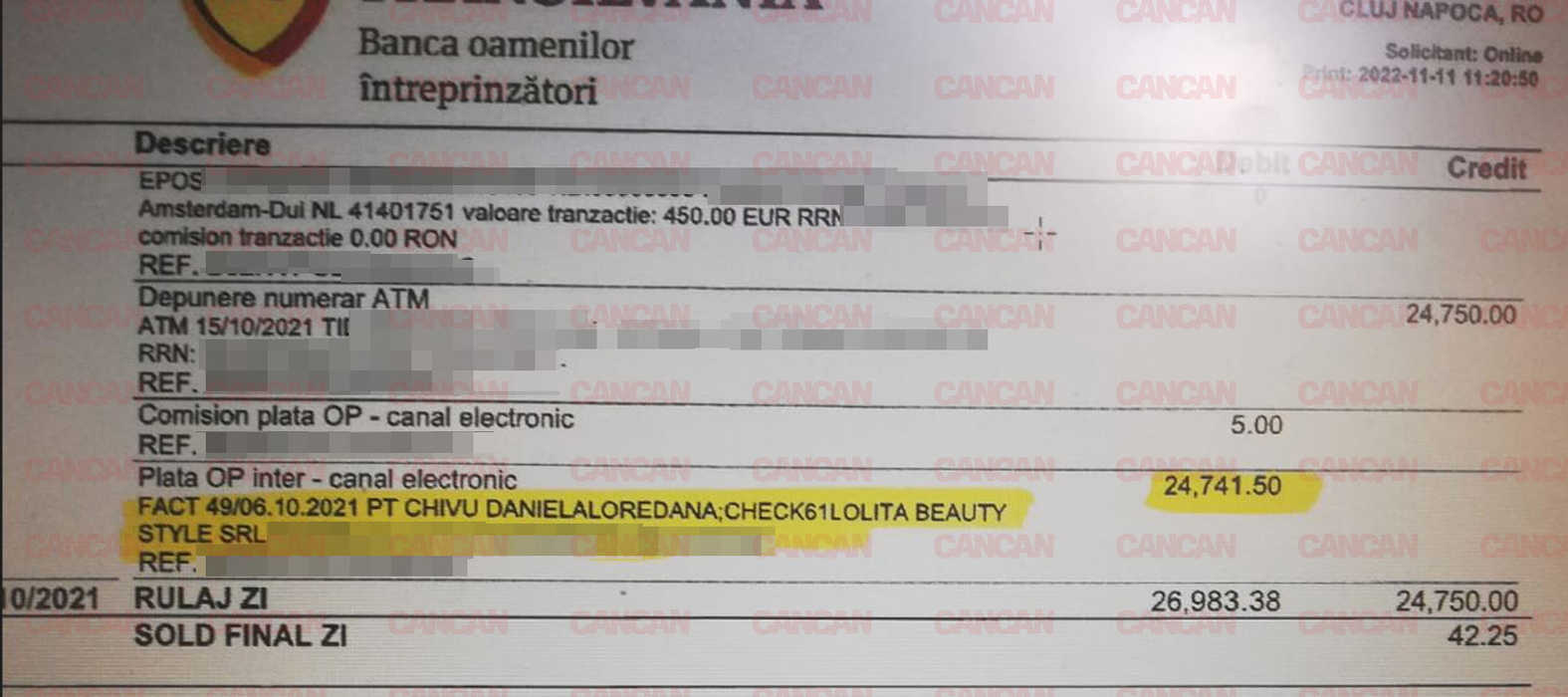 Sumele plătite de Dani Leș nu sunt deloc micuțe